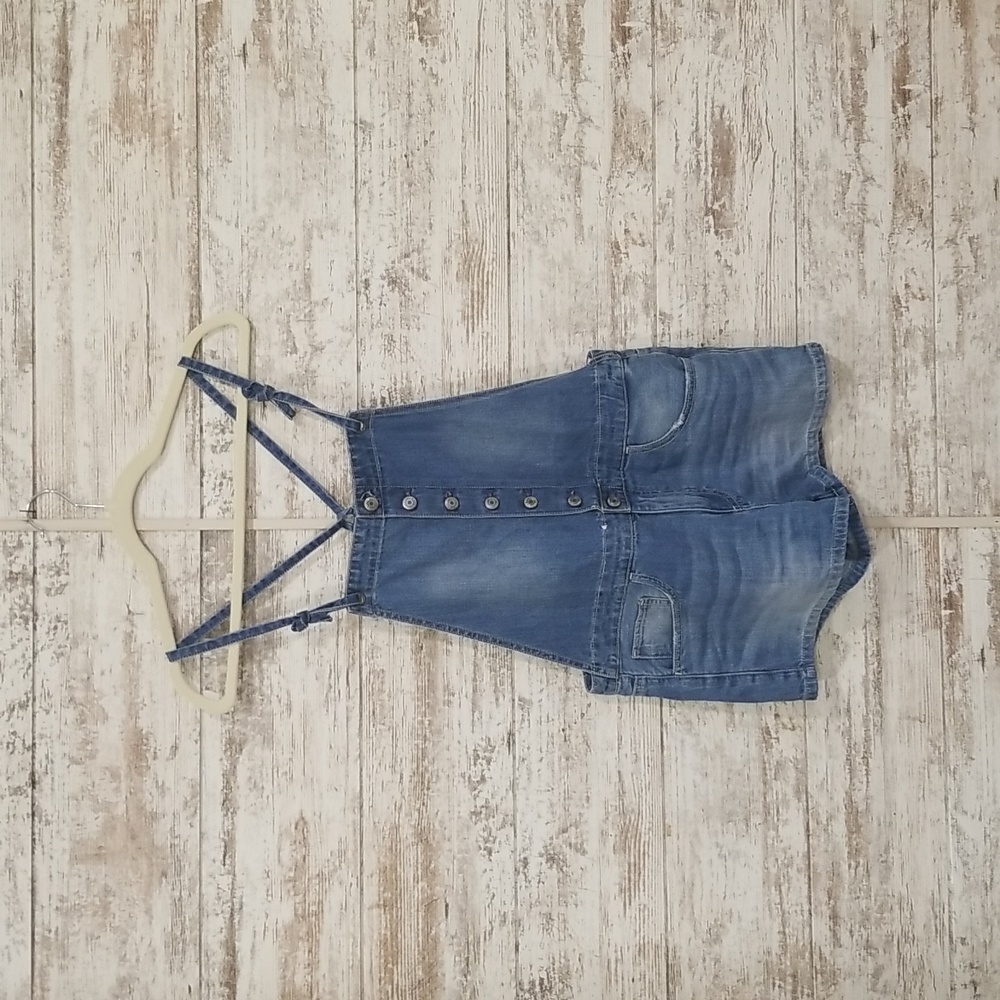 Denim Romper - image 1